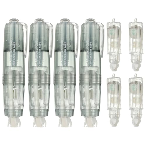 Ruban correcteur rechargeable PATIKIL applicateur avec recharges 4 pièces pour fournitures