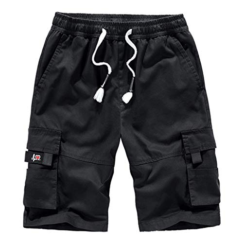 Bermuda pour homme léger style cargo avec multipoches été