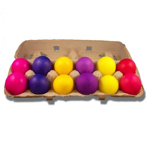 Œufs à confettis Cascarones de Pâques pour animation de jardin en famille