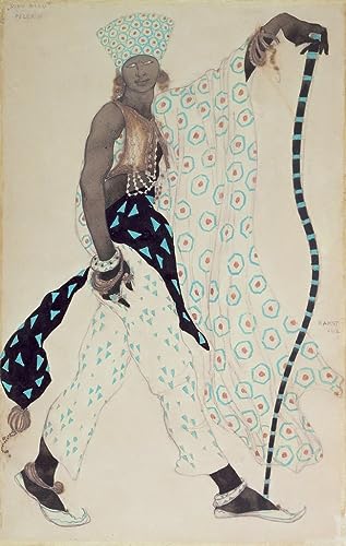 Peinture sur toile pour mur vide - Affiche Léon Bakst 60x90 cm pour sublimer votre déco