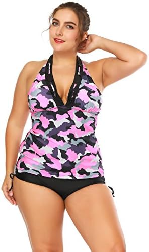 plus size camo bathing suit