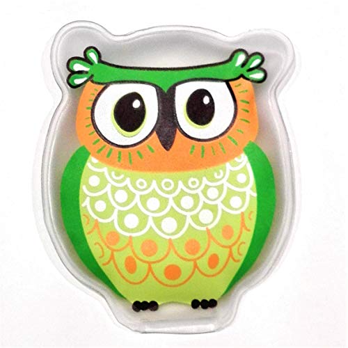 ANISTA Set di 4 scaldamani con Motivo Gufi