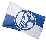 Größe ca. 100 x 150 cm Flaggenfritze Hissflagge FC Schalke 04 Karo - 100 x 150 cm + gratis Aufkleber