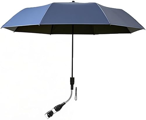 Miniatura 7 de Cochecito de paraguas para paraguas de bebé, dispositivo de fijación con clip UPF 90+, protección UV, silla de paseo, parasol y accesorio para