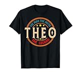 THEO The Man The Myth The Legend Vintage Personalized T-Shirt