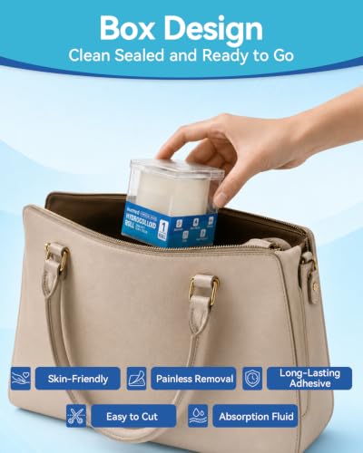 Image of Ourmed Medical-Grade Hydrocolloid Roll with Box (2 Roll), Waterproof Hydrocolloid Bandages for Wound Care and Minor Burns, Pimple Patches for Acne Care, First Aid Supplies for Home & Outdoor, 2in*5ft