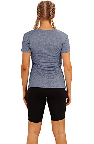 Image of icyzone Workout Running Tshirts for Women - Fitness Athletic Yoga Tops Exercise Gym Shirts (Pack of 3)