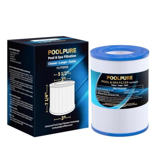 POOLPURE PDM28 Spa Filter Replaces 461273 FC-9944 SD-01392 AquaRest Dream Maker Hot Tub Filter 28 sq. ft. 1Pack