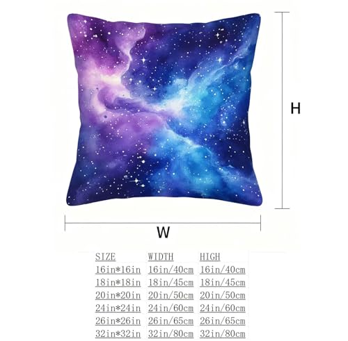 Protege oreiller 45 x 45 super doux pour renover un coussin canape use avec style bleu violet - 6