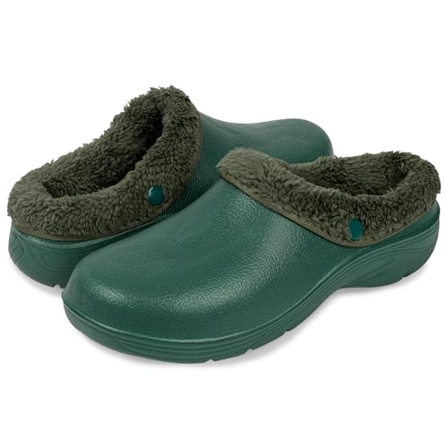 Zuecos de jardín para mujer Lakeland Active con forro polar ideales para el invierno