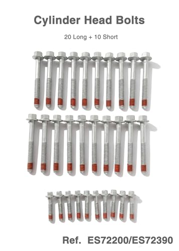 Image of HS26192PT-5 Cylinder Head Gasket Kit with TTY Bolts Set ES72390 for GM 6.0L 6.2L V8 Gen IV LS-based Engines, Fits for L96 LY6 L76 L92 L94 L9H 2007-2020 Chevy Express Silverado, GMC Savana Sierra Yukon