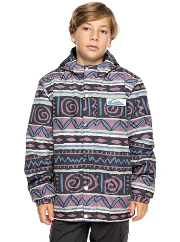 Quiksilver Crazy Sky - Chaqueta con Capucha - Niños 8-16 años - 10 - Morado.
