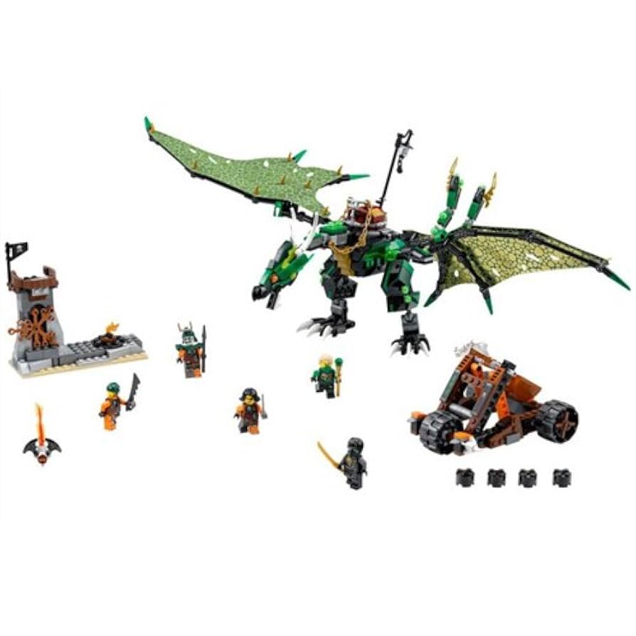 引退品 Amazon.co.jp: LEGO Ninjago 70593 The Green NRG Dragon