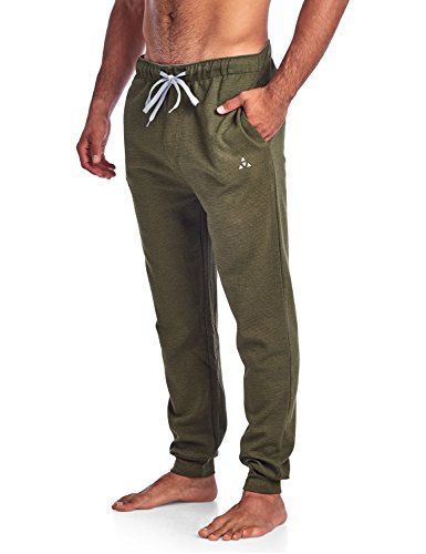 Men's Jersey Knit Jogger Lounge Pants - Ottoman Ribbed Sage Green - XX-Large2