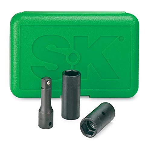 SK Hand Tools 4043 3-Piece 1/2-Inch Drive Impact Wheel Flip Socket Set