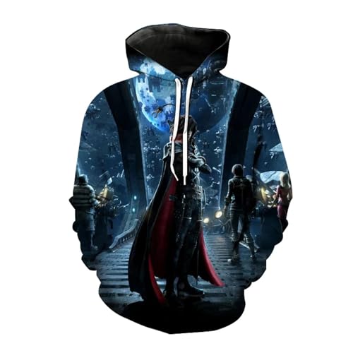 Nueva tecnología de impresión de Dibujos Animados de Primavera y otoño: Sudadera con Capucha 3D de Tokio Ghoul y Jinmu para niños. También Hay Modelos para Adultos.-L