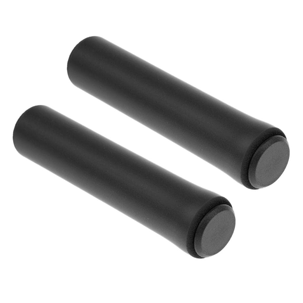 LOOM TREE® 3xMountain Bike Silicone Gel Handlebar Grips Black Soft Anti-Slip Bicycle Grip | Cycling | Bicycle Components & Parts | Handlebar Grips Tape & Pads-image-29