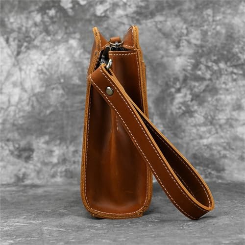 Large Capacity Men's Hand Holding Foreskin Vintage Hand Grasping Clutch Bag Business Wallet with Strap2