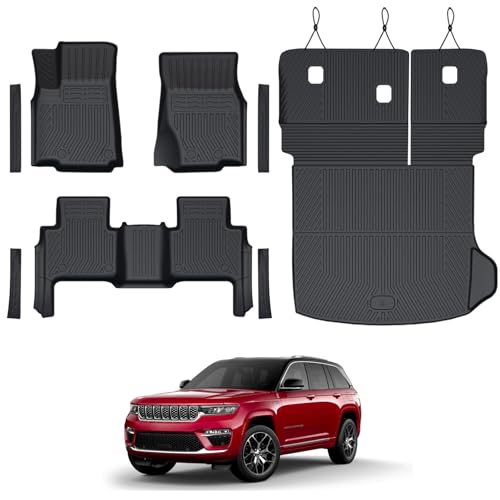 GALVAGNITE Floor Mats Set for 2022-2025 Jeep Grand Cherokee...