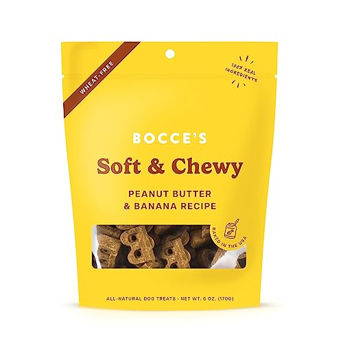 Comparison: Best Oven For Bakery 11 Bocce's Bakery Oven Baked PB & Banana Recipe Treats for Dogs, Wheat-Free Everyday Dog Treats, Real Ingredients, Baked in The USA, All-Natural Soft & Chewy Cookies, Peanut Butter & Banana, 6 oz