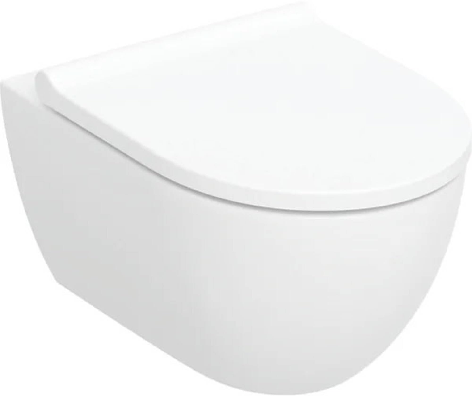 Geberit Acanto Wand-WC-Paket KeraTect 36x53x38,5 cm Weiß