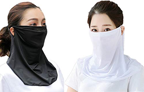 Sun Protection Face Mask Single Layer Neck Gaiter Lightweight Summer Protection Scarf Bandana