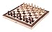 Tragbare hölzerne Schach-Set, Faltbare Schachbrett-Set, Party- und Familienaktivitäten mit Lagerung, tragbarer Erwachsener und Kinder Reisebrett Puzzlespiel, einzigartiges Schach-Set