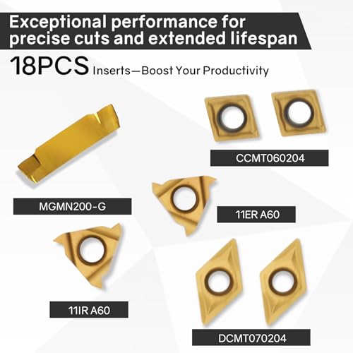 Indexable Lathe Tool 27Pcs Kit