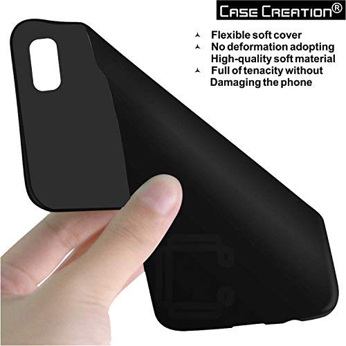 Image of Case Creation for OppoF3 2017 Back case, Oppo F3 Slim Flexible Smart Look case with 360 Camera All Angle Protection (Pure Black)