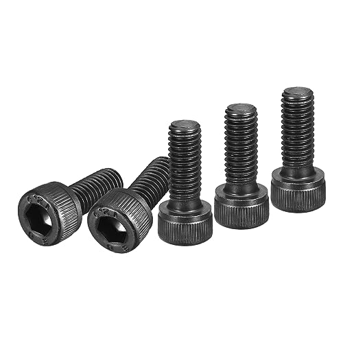 DTGN M6x16mm Socket Head Cap Screws Bolts, 25Pcs 12.9 Grade Alloy Steel, Metric Machine Hex Socket Screw, Hex Drive
