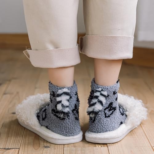 Image of Benefeet Sox Women Fuzzy Socks Funny Cat Gifts Cozy Soft Fluffy Winter Warm Sleeping Cute Animal Slipper Socks for Cat Lover