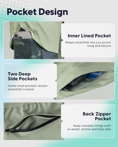 Image of maamgic Mens Workout Shorts 2 in 1 Stretch 5 inch / 7 inch Gym Shorts Running Shorts with Compression Liner Zip Pocket