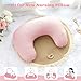 Hooyax Waterproof Nursing Pillow Cover, Stretchy Nursing Covers for New-Designed Breastfeeding Pillows, Adorable Infant Feeding Pillow Slipcover for Baby Boy and Girls (Pink)