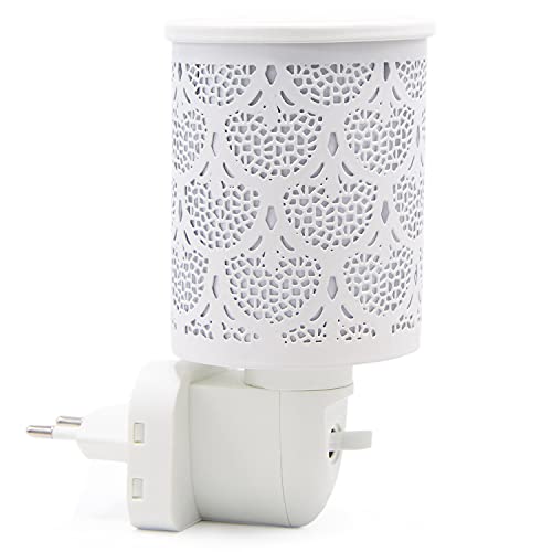 Candle-Lite - elektrisches Nachtlicht Bamako - Flammenlose Duftlampe für dein Zuhause im schönen floralen Ornament Design