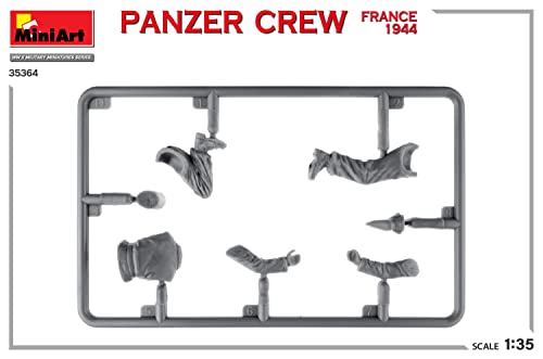 Miniart 1:35 - Panzer Crew, France 1944, Geformte Farbe - Image 3