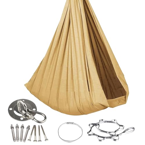 Hamaca Columpio para - Soporte Elástico Sensorial | Hamacas De Camping Portátiles - Para Niñas Y Dormitorio Balcón Jardín Camping Césped Terraza Patio