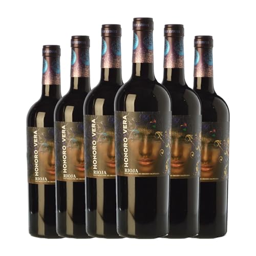 Juan Gil Honoro Vera Tempranillo Rioja Joven 75 cl Vino tinto (Caja de 6 Botellas de 75 cl)