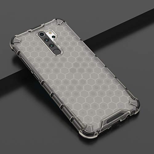 Image of Glasgow Back Case Cover for Mi Redmi Note 8 Pro Shockproof Military Grade Back Case Back Cover - Black