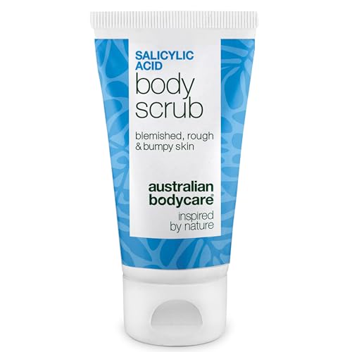 Exfoliante corporal con ácido salicílico para granos, espinillas y puntos negros en espalda, glúteos, pecho y cuerpo – peeling que elimina impurezas con ácido salicílico y ácido glicólico - 50 ml