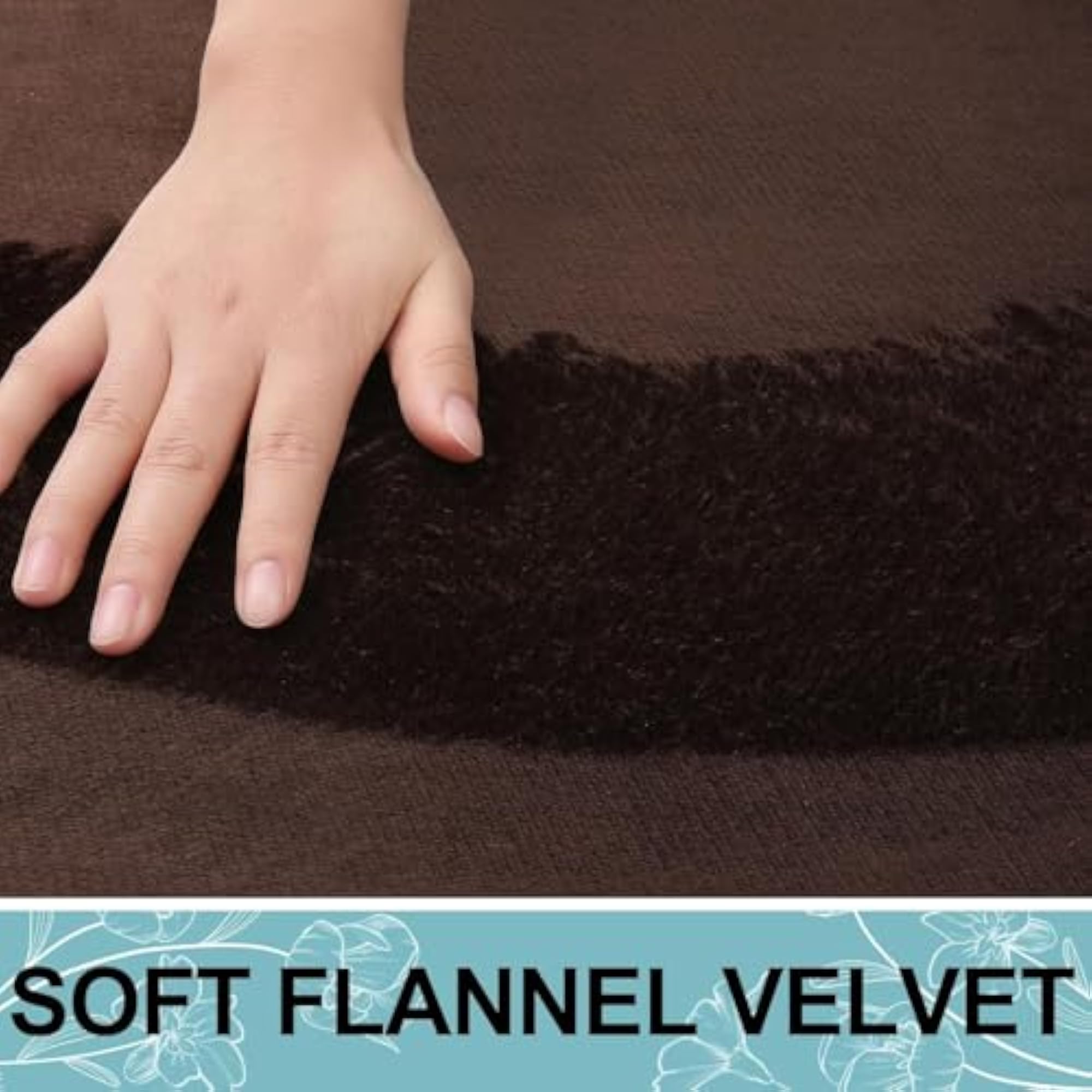 Memory Foam Bath Rugs, Soft & Water Absorbent, Machine Washable