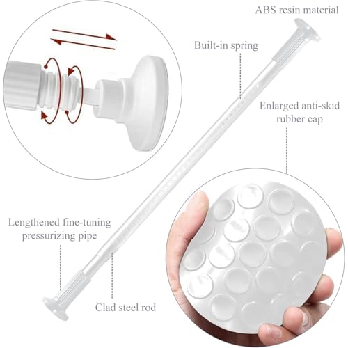 Barre de douche pour salle de bain et dressing modulable 430cm