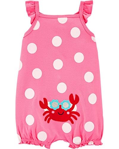 Romper en chambray imprimé pour bébé fille Carter's doux