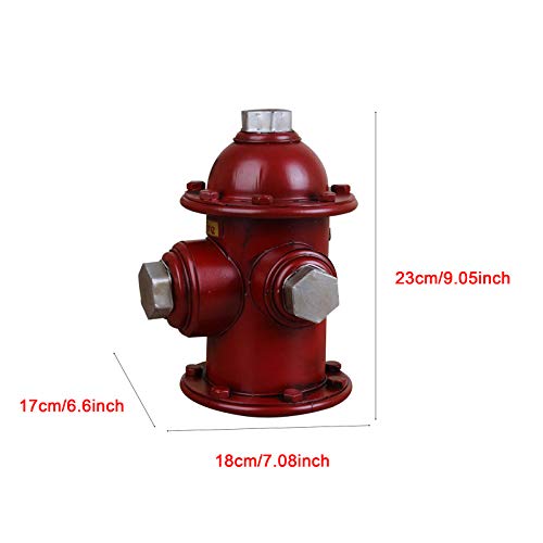 Z&X Puppy Puppy Pee Post - Fire Hydrant Statue - 9.05 Inches Tall Vintage Fire Hydrant Model - For Yard Art, Movie Props, Puppy Pee Post And Garden Lawn #TOP1