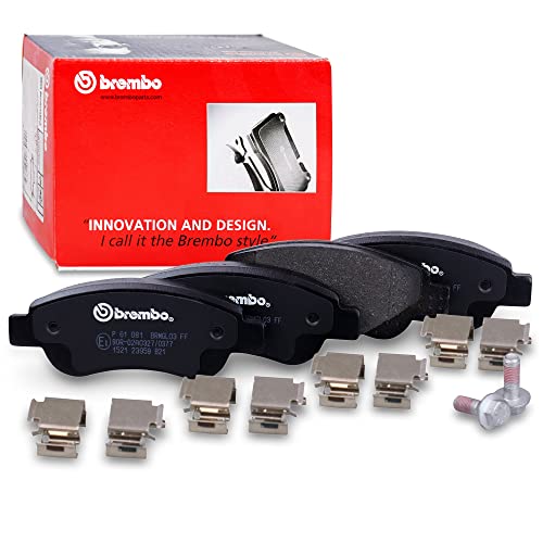 Plaquettes de frein avant Brembo P61081 stoppent les bruits au freinage