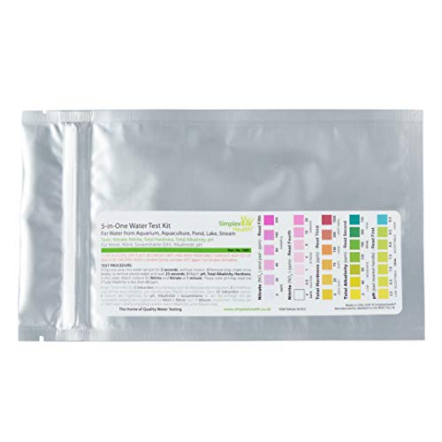 Home Water Test Kit 5-in-One (5 Strips) - Drinking Water, ponds, aquariums fo...
