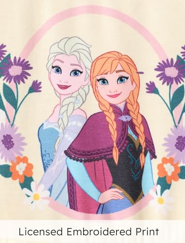 Image of Disney Princess Frozen Elsa Minnie Stitch Toddler Girl Tulle Tutu Dress Ruffle Sleeve Mesh Summer Birthday Party Clothes 2-9Y