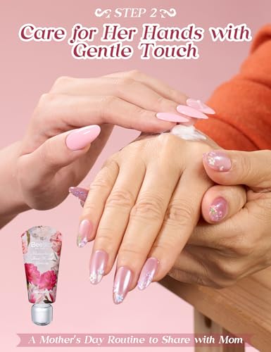 Image of Beetles 12 Colors Gel Nail Polish Kit with UV Light Gift Box | HEMA-free and TPO-free Gel Polish Complete Manicure Kit with Shea Butter Hand Cream Gift Box for Women