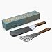 Griddle Spatula with Hamburger Turner, Metal Spatula for Cast Iron Skillet, Slotted Fish Spatula Turner and Pancake Flipper, Hamburger Turner and Spatula Stainless Steel