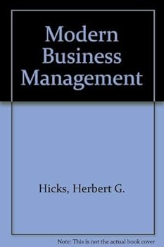 Hardcover Modern Business Management: A Systems and Environmental Approach Book