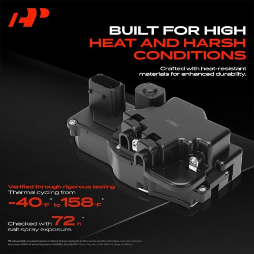 Image of A-Premium Front Right Passenger Side Door Lock Actuator | Compatible with Chevrolet Chevy Corvette 2014-2019